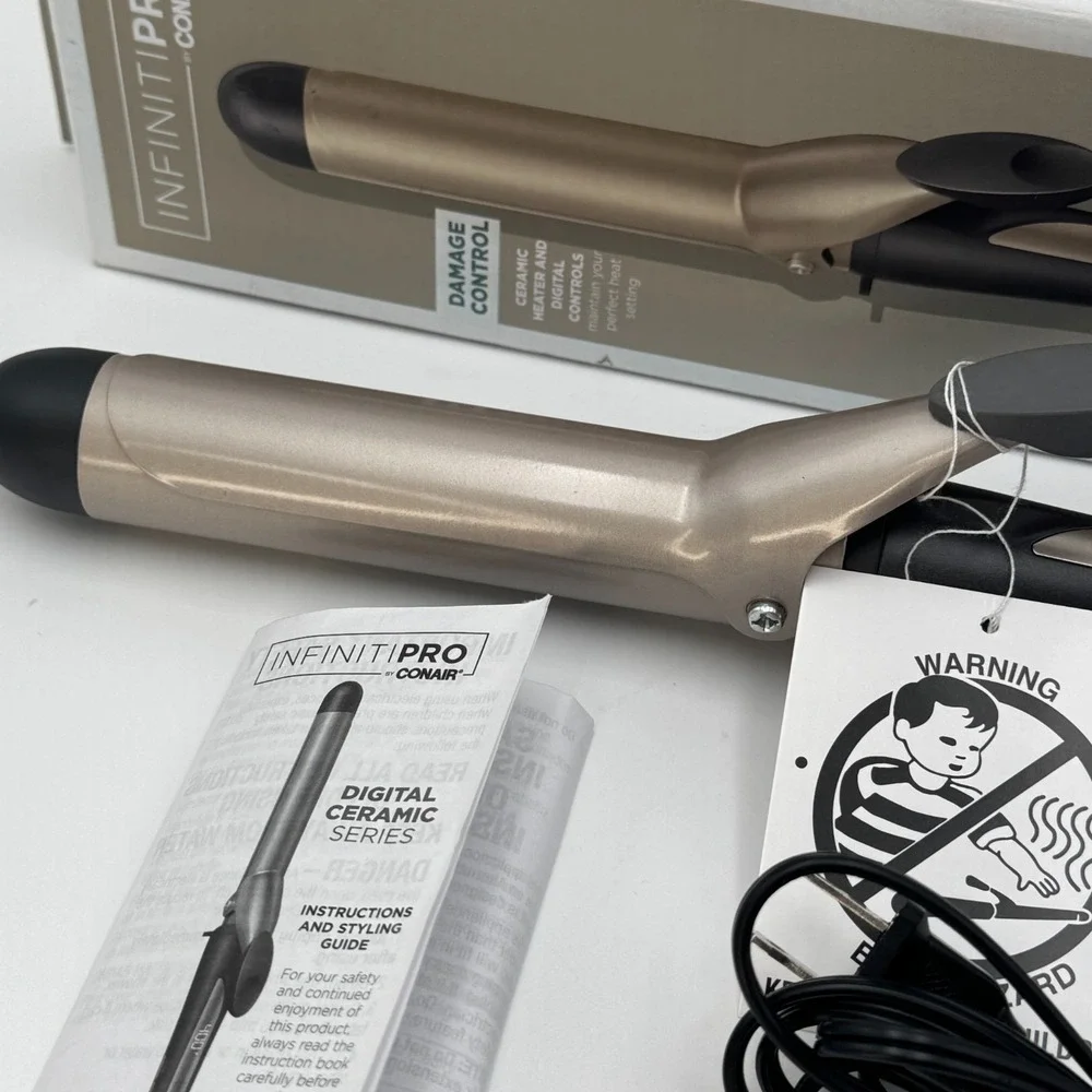Conair InfinitiPro 1 1/4 Inch Curling Iron‎ Tourmaline Ceramic Hair Curler NEW